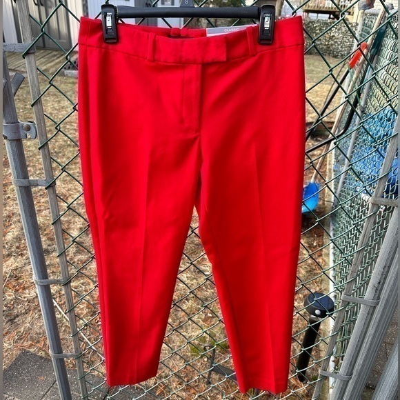 Liz Claiborne Career Women’s “Emma Classic Ankle” Red Dress Pants (Size 4) (NWT) - Picture 1 of 9